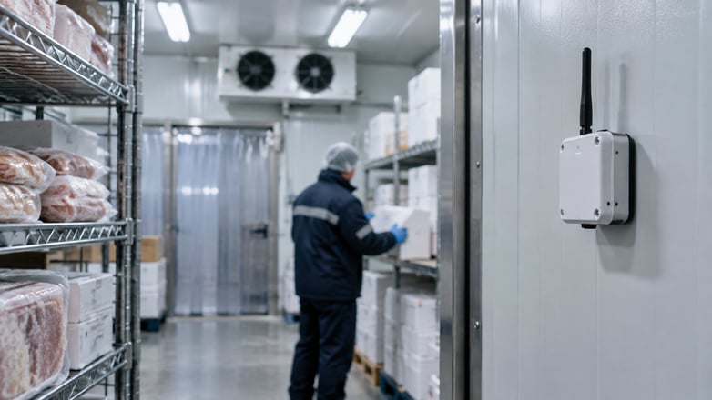 Monitoramento de temperatura em câmaras frias e freezers: registros HACCP automáticos 