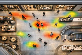 Entender el comportamiento del cliente entre tiendas en centros comerciales