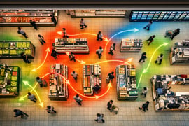 Zoneanalyse til hypermarkeder og dagligvarebutikker: Salg pr. kvadratmeter og smartere personaleruter