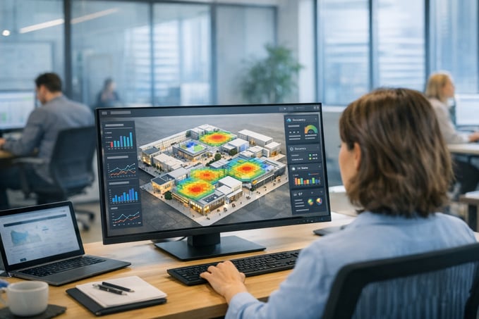 Digitalisér din bygning fuldt ud i dag: Belægning, salg, ejendoms- og IoT-data på ét 3D-kort 