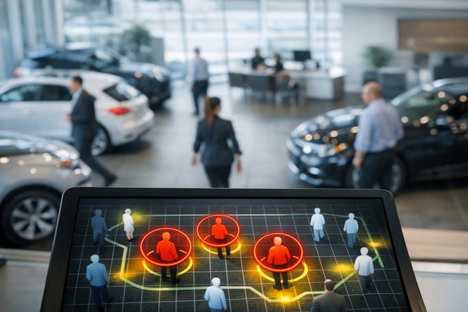 Seus Dados de Tráfego do Showroom Estão Contando Seus Próprios Vendedores 