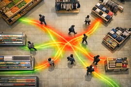 Otimizando a Disposição de Produtos com Dados de Movimento do Cliente