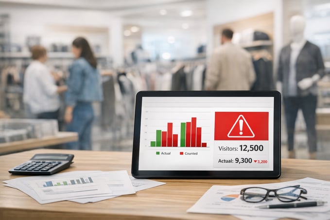 El coste real de los datos de afluencia inexactos en el retail 