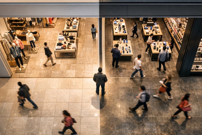 Dos centros comerciales, una tienda, una decisión: la visita que el responsable de alquileres nunca ve 
