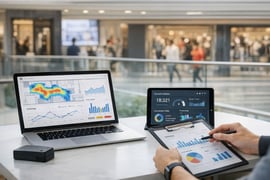 Guia de ROI para Análise de Visitantes em Centros Comerciais
