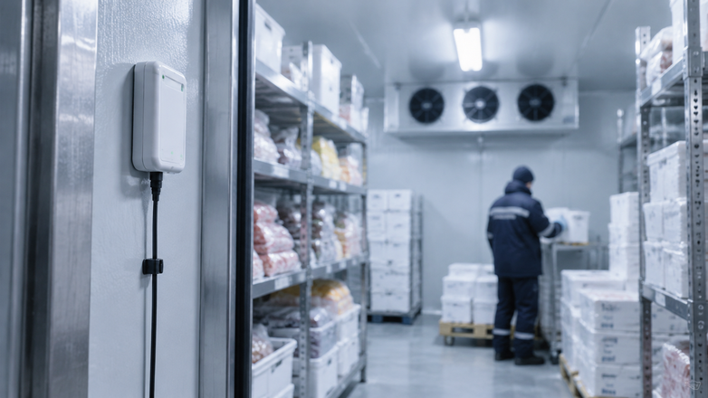 Registrador de temperatura para congeladores y cámaras frigoríficas: control APPCC automático 