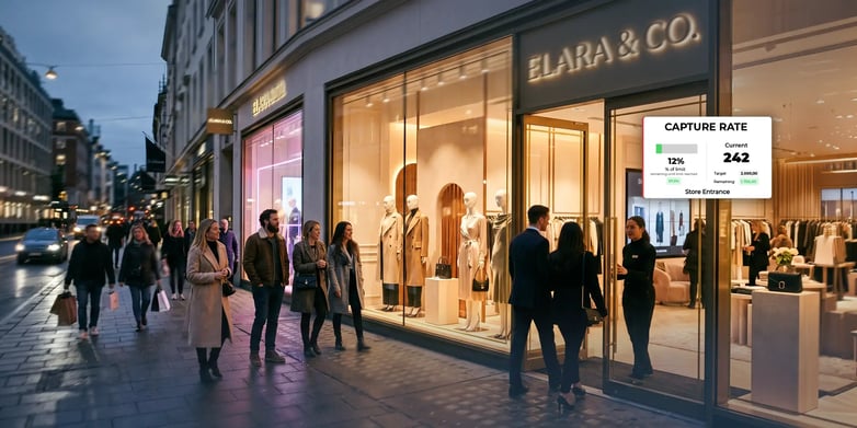 Capture Rate in Physical Stores: How to Turn Footfall Into Revenue 