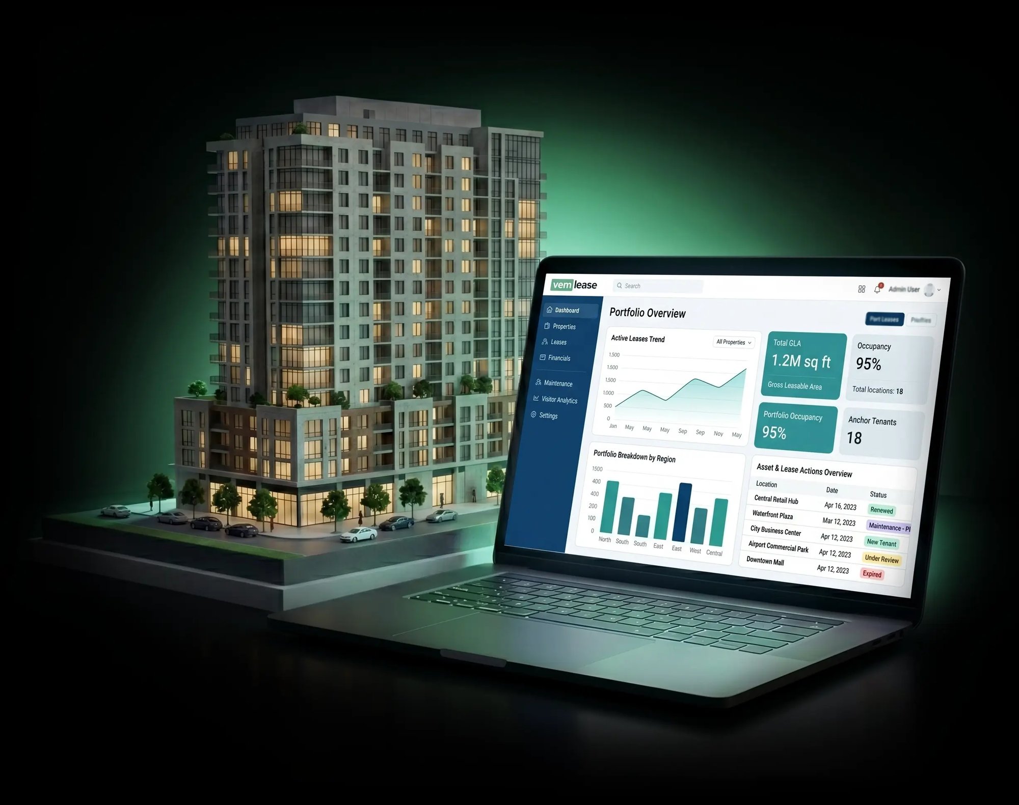 VemLease Lease Management Software for Commercial Properties-1