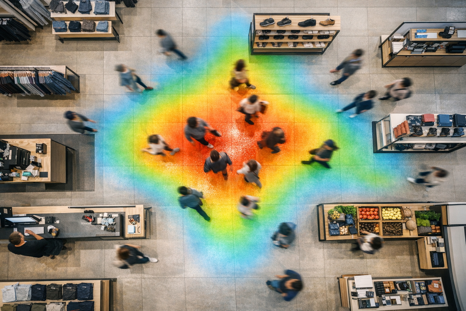 Retail Heatmaps: Turning People Counting Data into Visual Insight