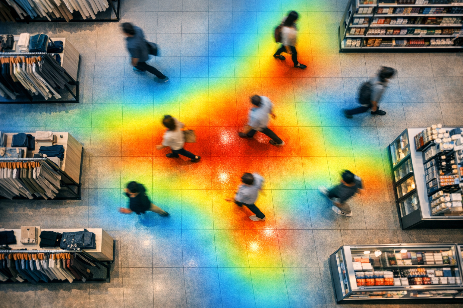 Heatmaps im Einzelhandel: Bewegungsdaten sichtbar machen