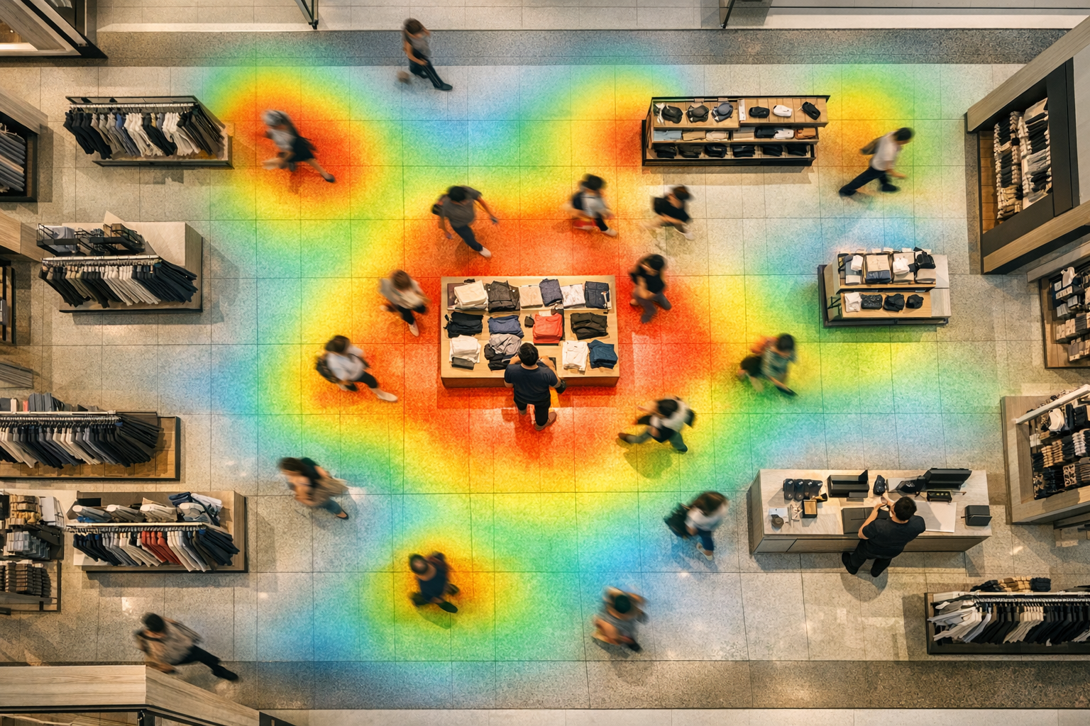 Mapas de calor en retail: visualiza la afluencia de tu tienda