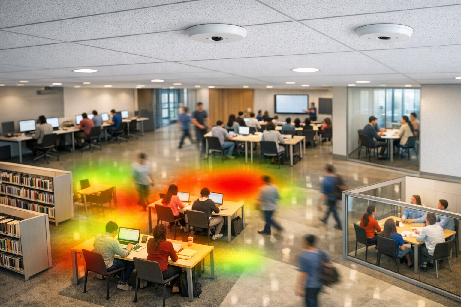 Space management til universiteter: Sådan sætter Vemco og Elsys-sensorer hvert skrivebord, lokale og bibliotekssæde i arbejde