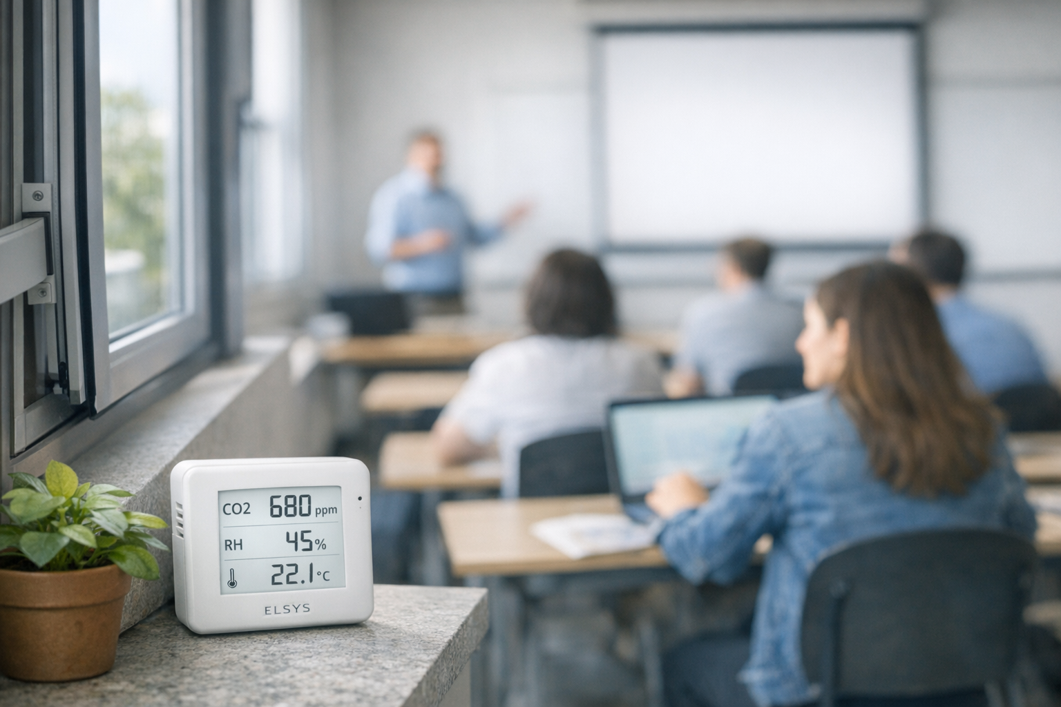 CO2, Luftfeuchtigkeit und offene Fenster: Wie Elsys-Sensoren und Vemco Universitätsgebäude gesund und sicher halten
