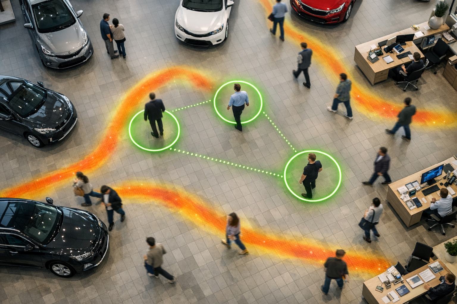 Ihre Showroom-Traffic-Daten zählen Ihre eigenen Verkäufer