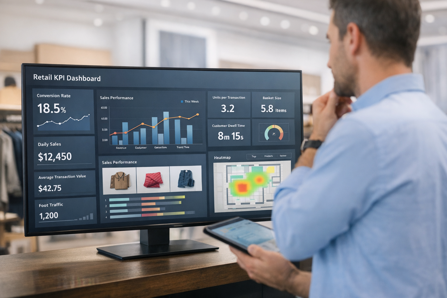 Guía completa del dashboard de KPIs para retail