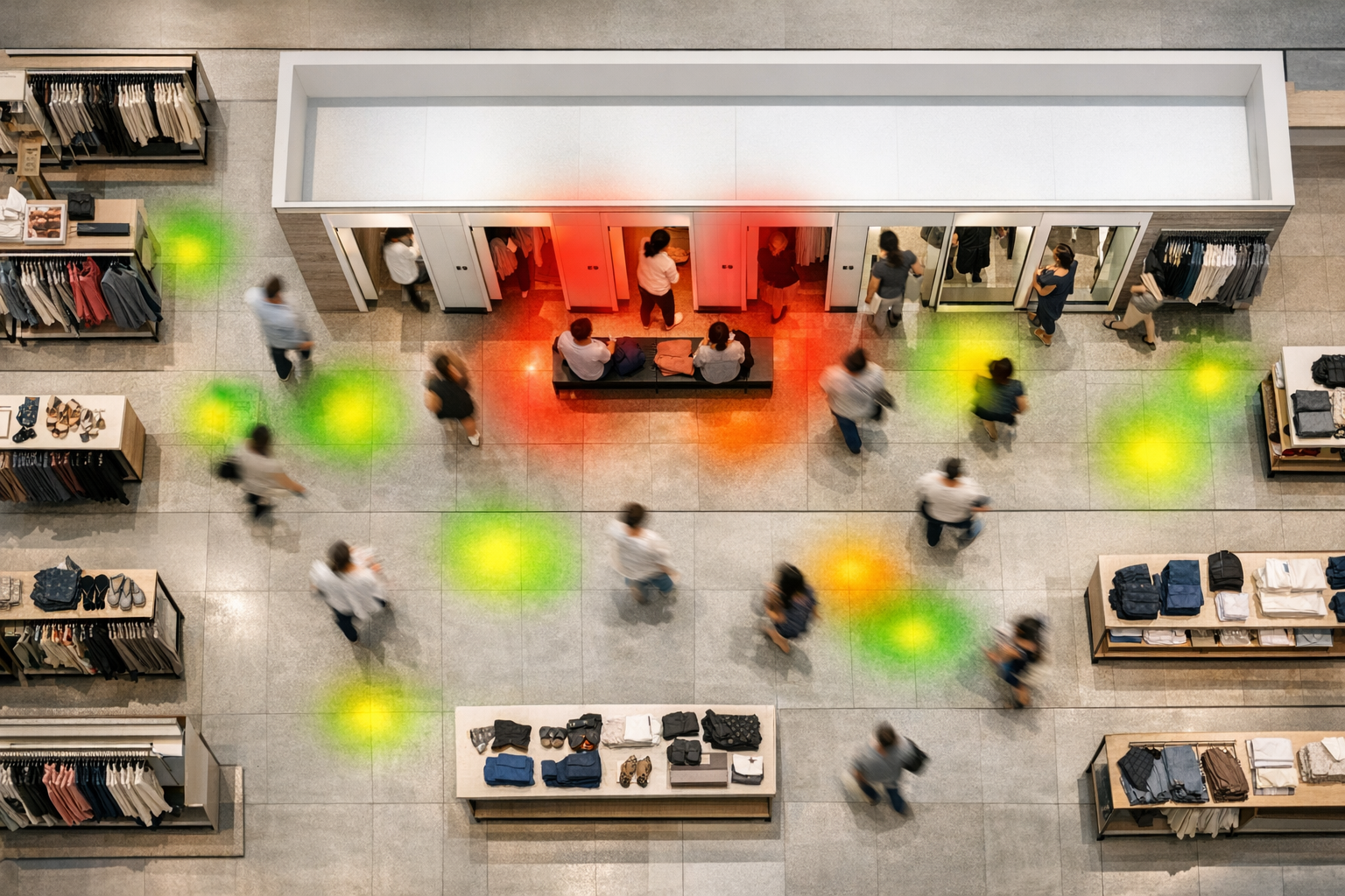 Måling af prøverummets performance med retail analytics
