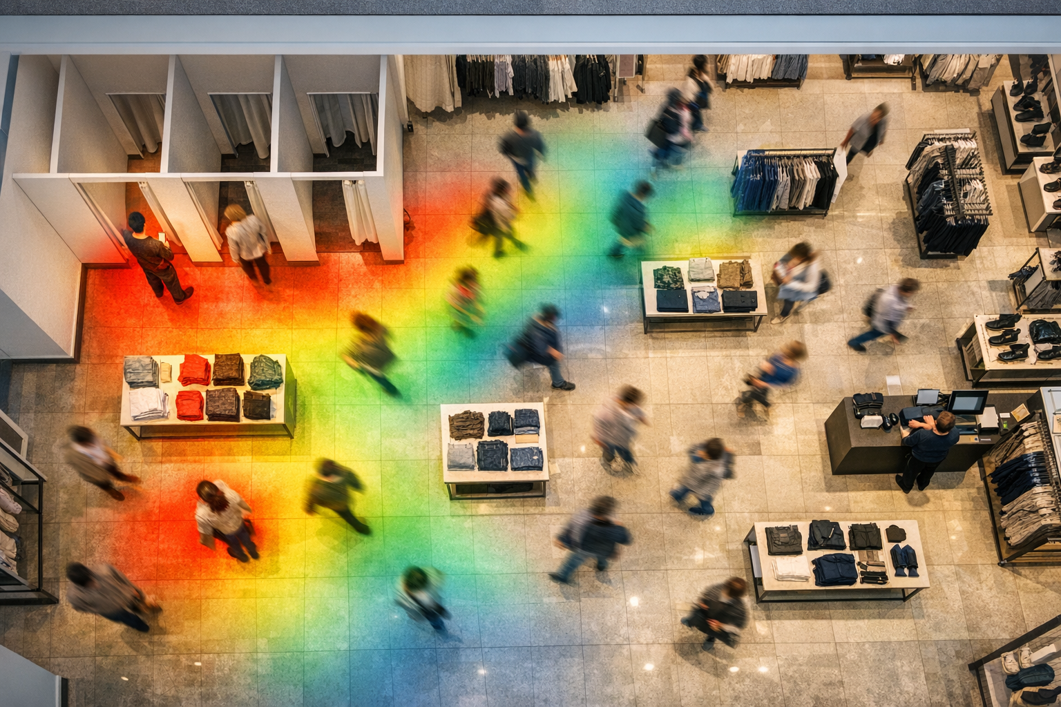 Umkleidekabinen-Performance mit Retail-Analytics messen