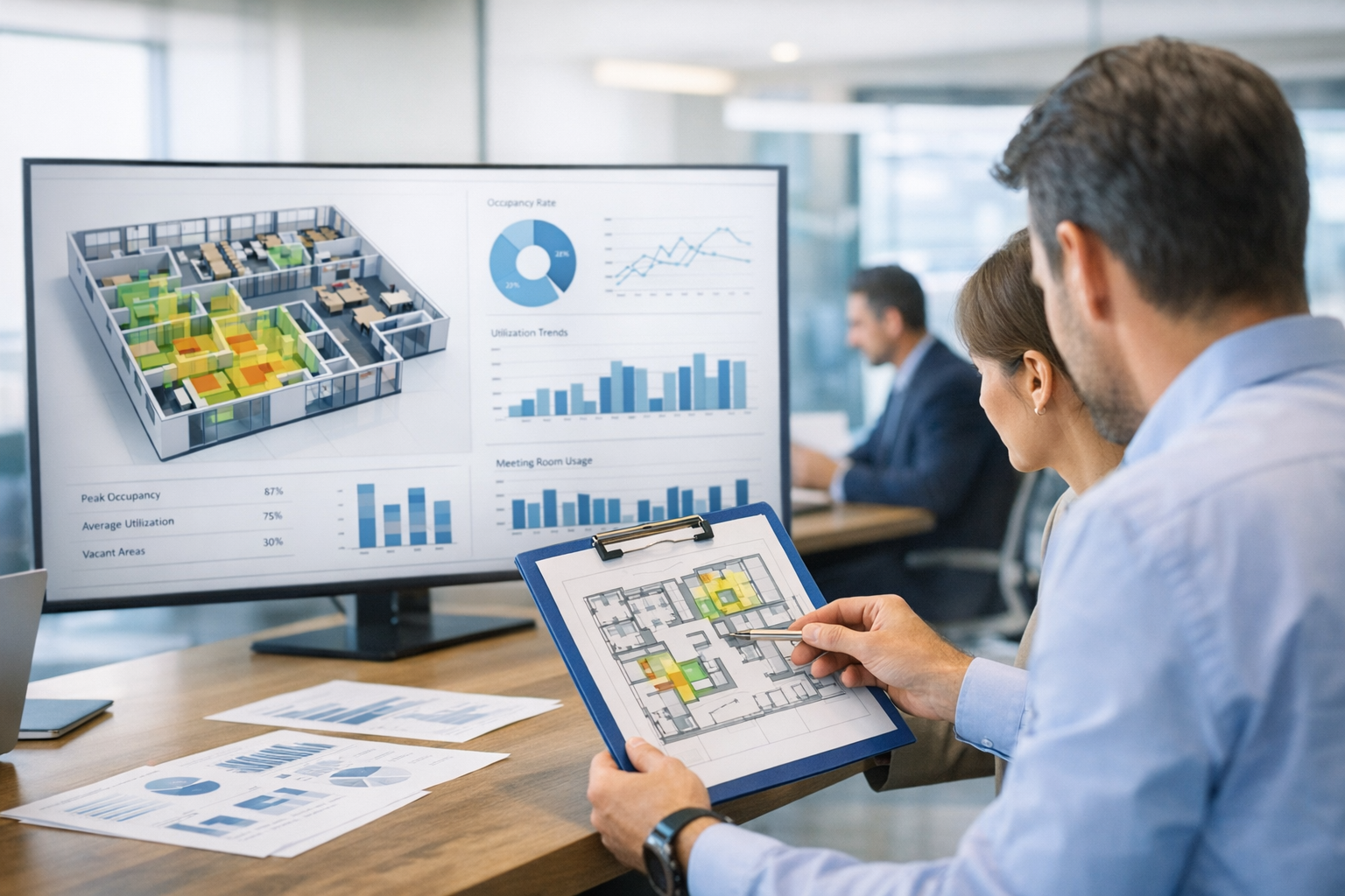 Ausschreibungsanforderungen für Space Utilization Analytics