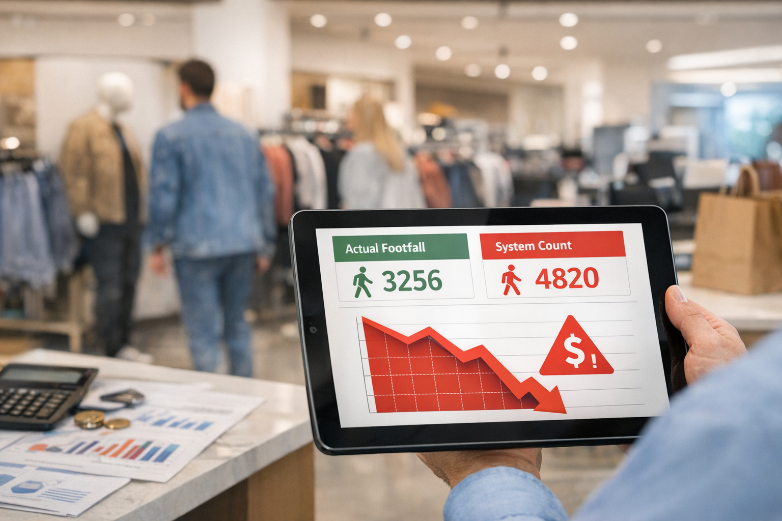 De reelle omkostninger ved unøjagtige footfall-data i detailhandlen