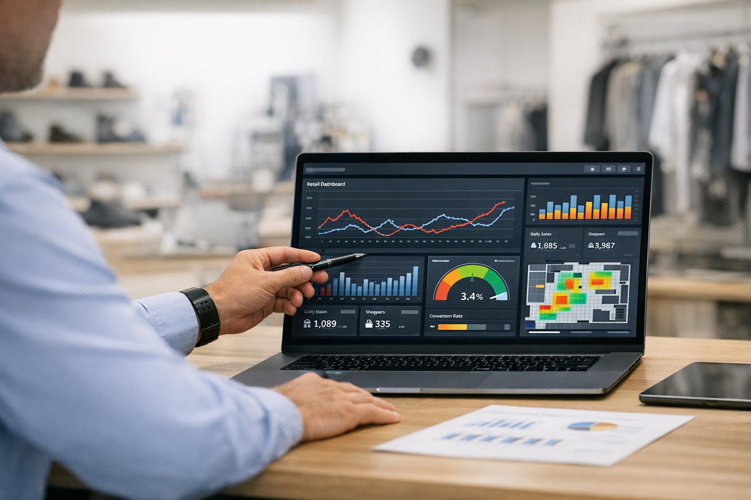 Så förbättrar du din retail dashboard-mjukvara