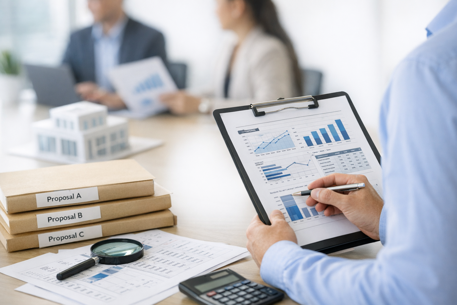 دليل تقييم المورّدين لمناقصة تحليلات إيرادات المستأجرين