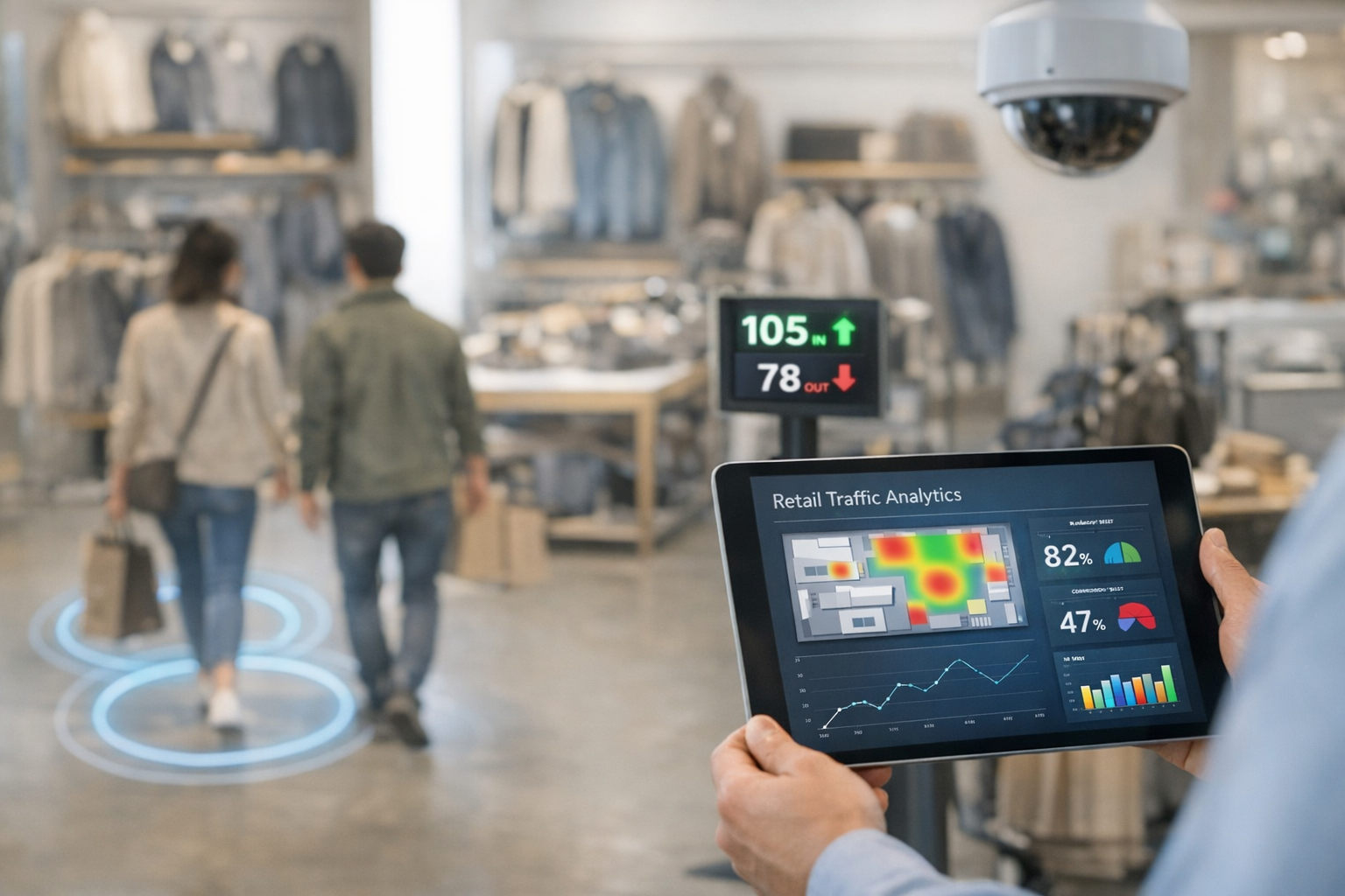 Sådan måler du retail traffic analytics
