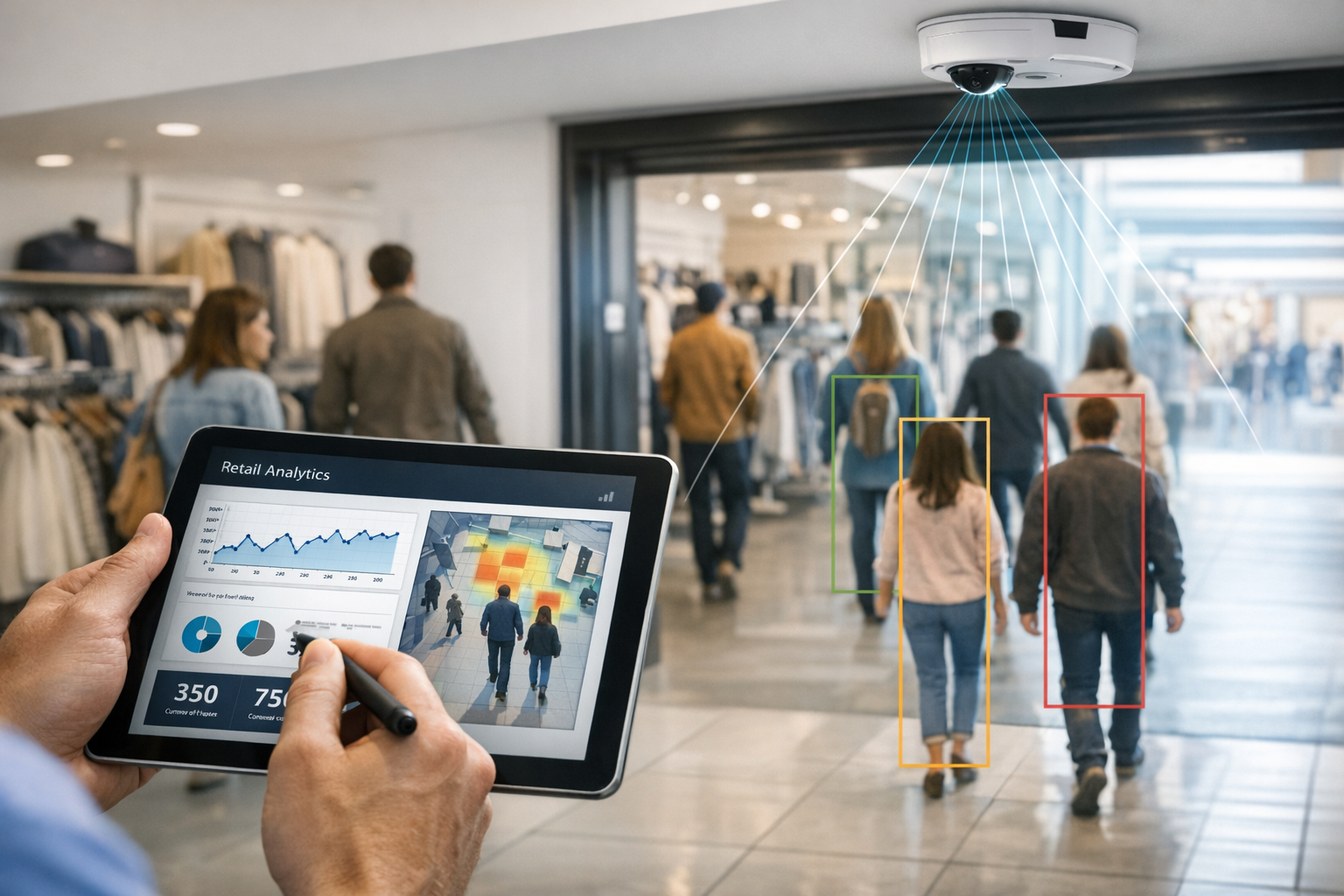 Så mäter du besöksflöden i butik med retail traffic analytics
