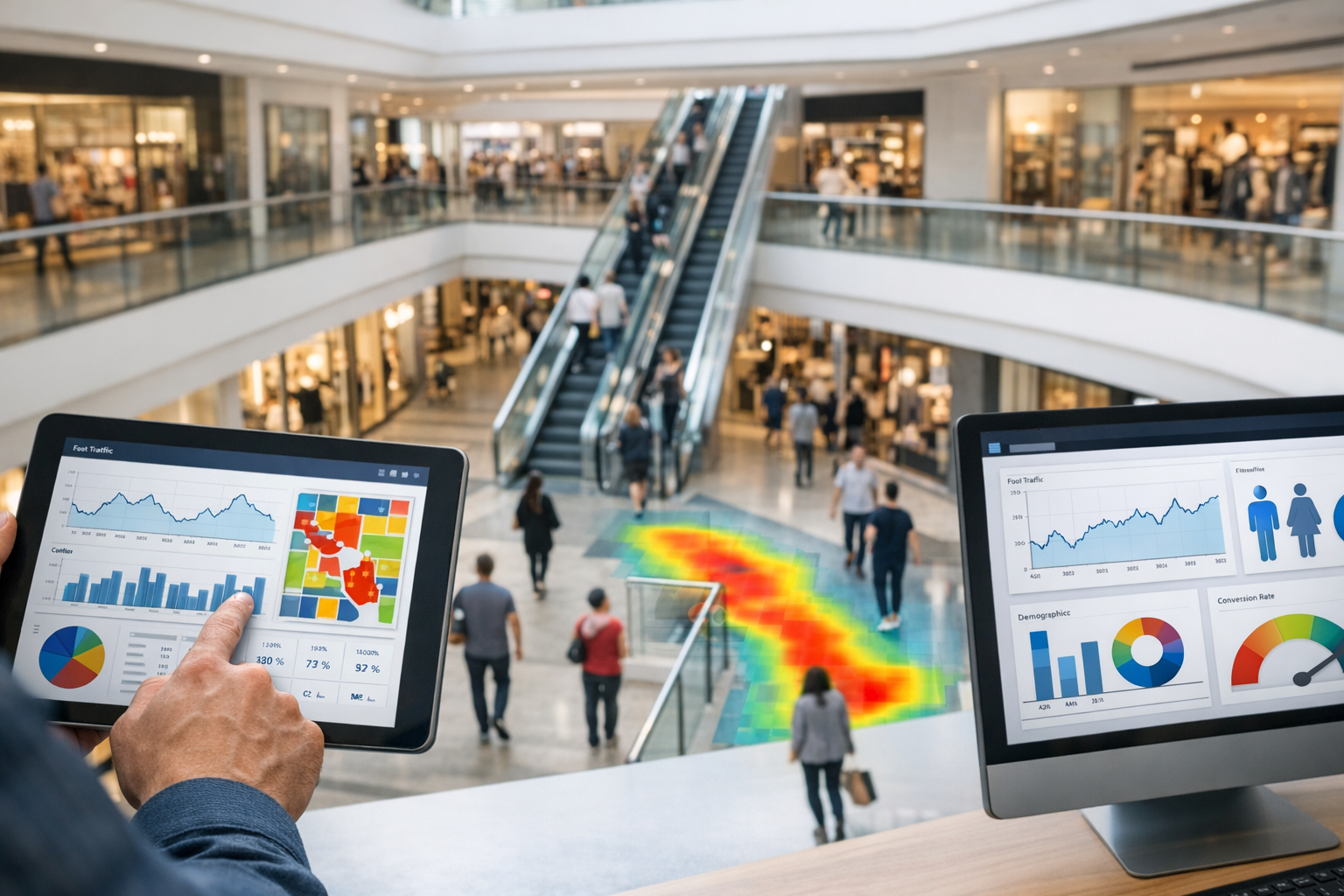 Cómo mejorar la analítica de un centro comercial