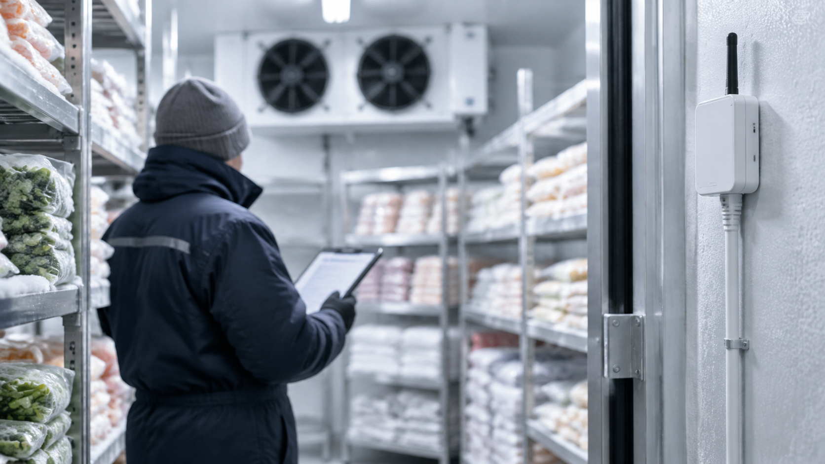 Temperaturüberwachung für Tiefkühlräume und Gefrierschränke: HACCP-Dokumentation automatisch