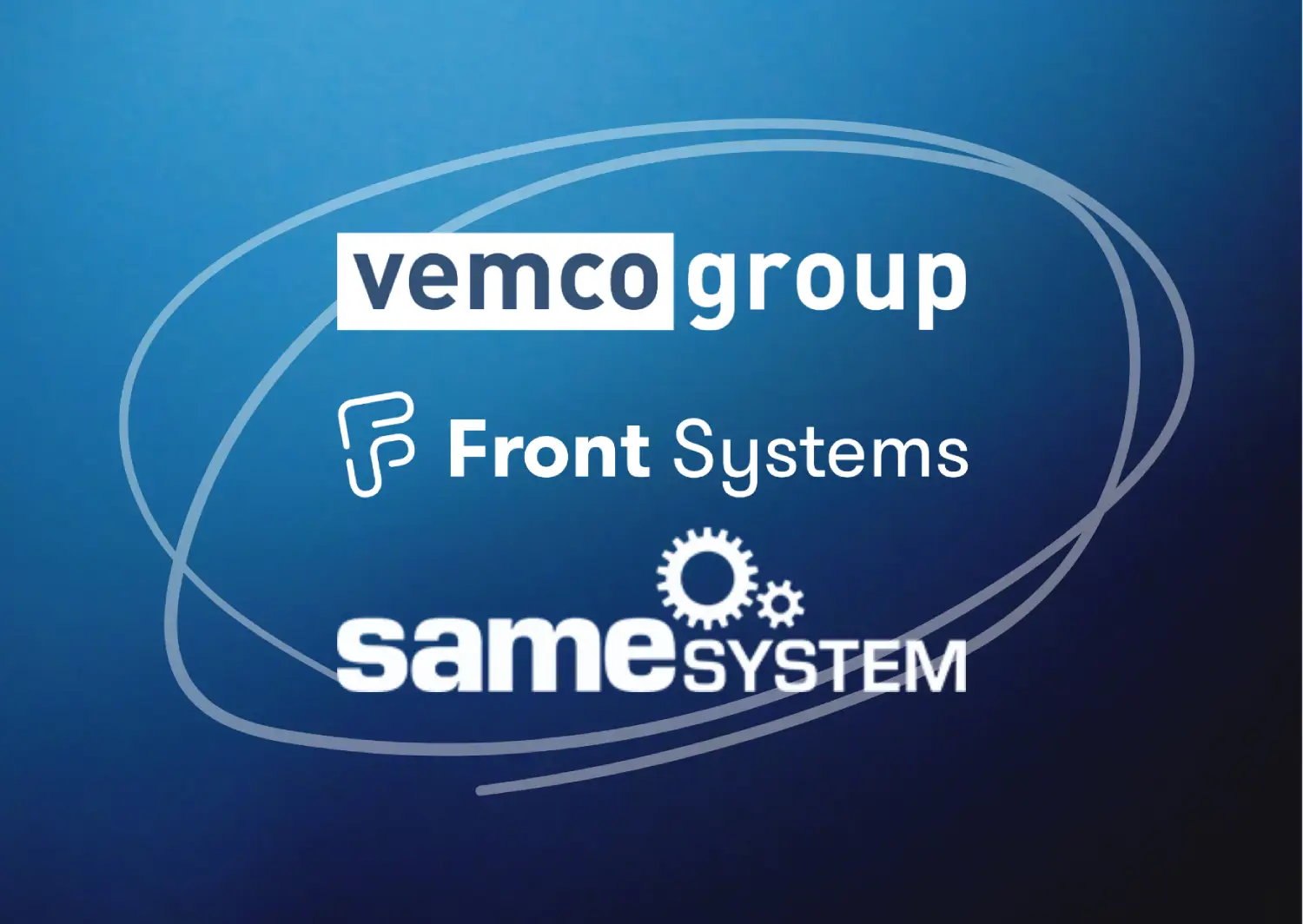  Parcerias Entre Front Systems x Vemco Group x SameSystem